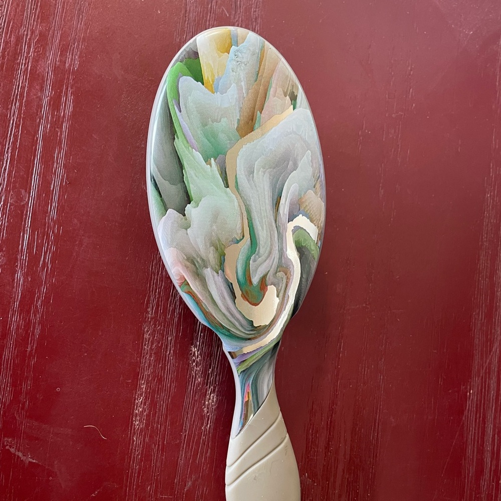 Abstract Multicolor Wet Brush